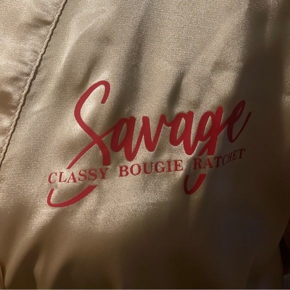 Savage Robe (S/M) Gold - Picture 2 of 5